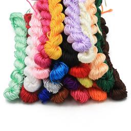 Nylon Cord Thread para DIY Jóias, nó chinês, macramé, rattail, colar, pulseira, acessórios têxteis para o lar, 25 cores, 2pcs por lote - Image 1