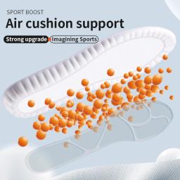 Almofada de ar TPU Sports Shock Absorption Palmilhas, atualizado, alto elástico, Running Sneaker Pads, desodorante rebote, pés confortáveis C - Image 3