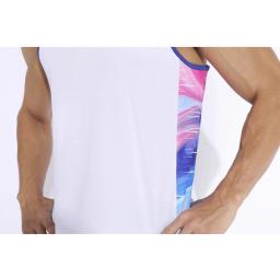 Conjunto de calções e colete fino de atletismo masculino, fato de treino de maratona de secagem rápida, roupas esportivas para jogging, novo, verão - Image 6