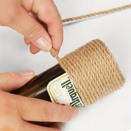 Decoração de fio de cânhamo, fio DIY, material fino e grosso, estilo retro, encadernação de cânhamo - Image 2