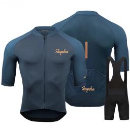 Shorts de ciclismo manga curta masculino, conjunto suspensórios, camisa jersey, roupas de ciclismo ao ar livre, verão, nova chegada, 2023 - Image 3