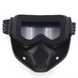 Full Face Anti-fog Capacete de bicicleta Airsoft Full Head Gear, Máscara de Paintball com filtro de boca Óculos de segurança - Image 4