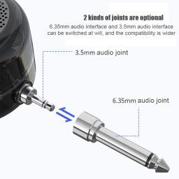 Bluetooth Mini caixa de som Caixa de música pequena portátil sem fio para guitarra elétrica 3.5 6.35mm instrumento elétrico blowpipe - Image 5