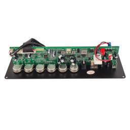 Placa Amplificadora Quadrada Dance, Suporte para Alto-falante, Bluetooth, AUX, MIC, TF-Card, Gravação de Disco U, 6-12 "Speaker, 12V, 100W - Image 3