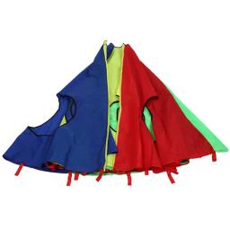 Brinquedo de atividade paraquedas com mouse para jogo ao ar livre, Rainbow Parachute, 3 Air Sticks, 2m, 6 Pés, Play Parachute - Image 2