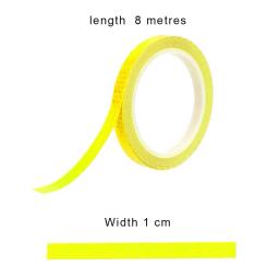 Fita Adesiva, Estilo de Carro, Motocicleta, Bicicleta, Corpo, Aro, Roda, Decorativa, Vermelho, Azul, Branco, Amarelo, 1cm x 8m - Image 4