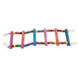 Pendurado Pássaro Mastigando Brinquedos para Papagaio, Rede para Periquitos, Calopsita e Agapornis, Acessórios para Gaiola, Escadas - Image 5