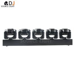 LED Moving Head Light com anel, 4-in-1 feixe, mini lâmpada LED, controlador de discoteca DJ, 60W, RGBW, 5x60W - Image 3