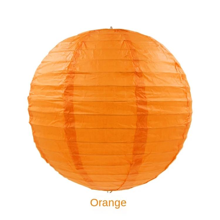 Lanternas de papel de arroz redondas para decoração, bolas lampion para casamento e festa de aniversário, presente artesanal DIY, 10cm-50cm - Image 1
