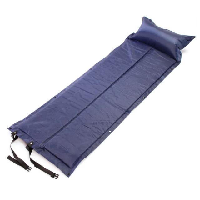 Esteira de Acampamento Inflável Ultra Leve com Travesseiro - Colchão Automático Dobrável para Piqueniques e Aventuras ao Ar Livre