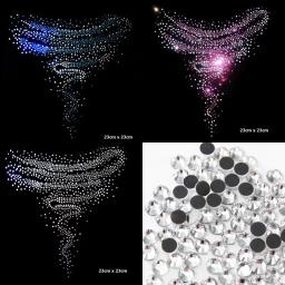 Apliques brilhantes para roupas, Strass 3D, Ferro em strass Glitter, Colar para colar em roupas, Vestuário - Image 1