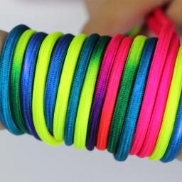 Corda de pular longa arco-íris de 5m para crianças e estudantes – alça antiderrapante, corda de pular de velocidade para jogos de grupo e fitness escolar - Image 5
