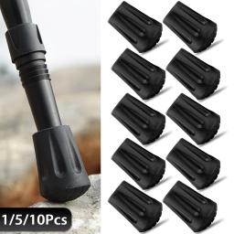 1-10Pc Pontas de Bastão de Caminhada Pontas de Borracha Antiderrapantes para Bastões de Caminhada Protetores de Ponta de Bastão de Caminhada Duráveis ​​Acessórios para Bastão de Caminhada - Image 1