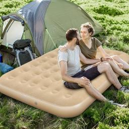 Cama inflável portátil de três camadas, almofada de ar dupla, colchão espessado e elevado, ao ar livre, novo, quente - Image 4