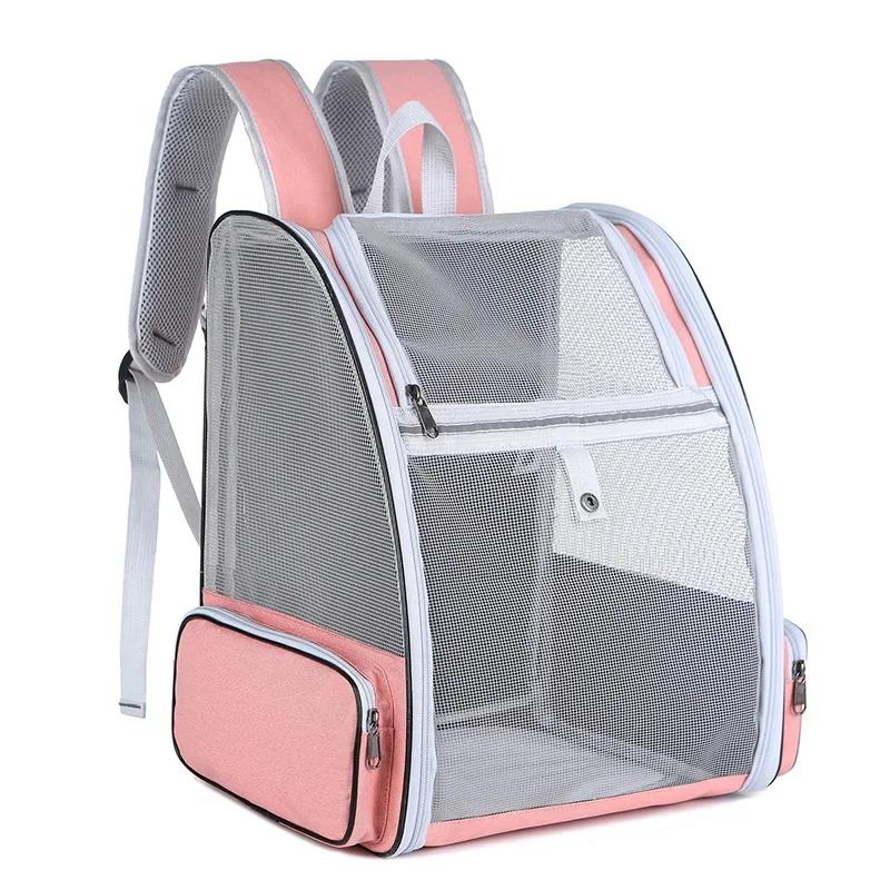Suprimentos para animais de estimação ir para fora gato saco cachorro respirável mochila simples viagem grande capacidade dobrável expansível saco para animais de estimação - Image 1