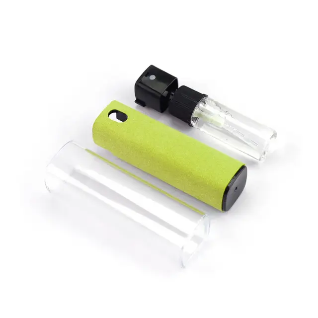 Spray Limpa Tela 2 em 1 com Pano de Microfibra para Celular, PC, Tablet e iPad - Remove Pó e Polir Superficies