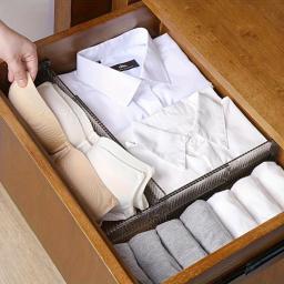 Divisores De Gaveta De Plástico Para Roupas, Organizador Para Utensílios De Cozinha, Material De Escritório, Componentes Hou, 6PCs - Image 3