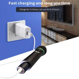 YARMEE UHF Microfone Sem Fio Profissional Karaokê Condensador De Mão Megafone Mic Com Receptor De Bateria De Lítio Recarregável Para Cantar Guia De Turismo Promoção Reunião Jogos De Ensino - Image 5