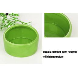 1pc adorável hamster comida de cerâmica comida lanche alimentador para pequenos animais de estimação esquilo cobaia porco chinchila furão coelho tigela supplie - Image 2