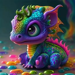 Dragon Pattern Diamond Painting Set, Conjunto de arte 5D, Pintura e artesanato com diamantes e pedras preciosas, Decoração de parede para casa - Image 1