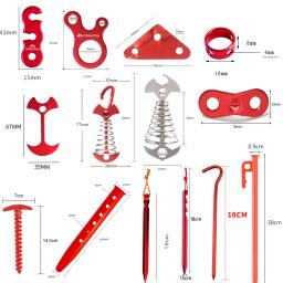 1-10pcs Camping Barraca Vento Corda Fivela Ajustável Liga de Alumínio Corda Fivelas Camping Equipment Outdoor Tendas Acessório - Image 6