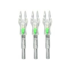 LED Luminous Seta Nocks para Tiro com Arco Esportes, Luminous Iluminado Nocks, Automatic Knocks Tail, Seta Eixos, 4.2mm, 0.165" - Image 4