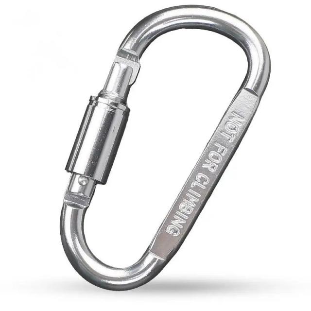 Mosquetão D-Ring Escalada Liga de Alumínio 4 Peças