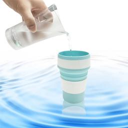 Esporte Caneca Copo Dobrável Café Silicone Dobrável Bpa Livre Melhor Vendedor Dobrável Viagem Food Grade Silicone Minimalista Caixa De Cor - Image 5