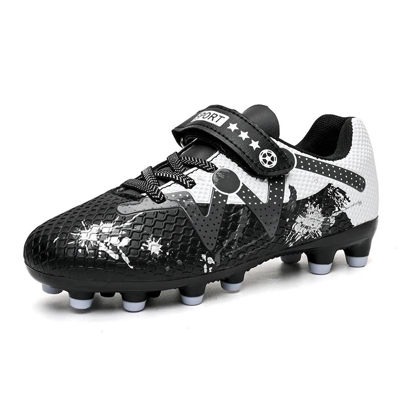 Chuteiras de futebol profissional para crianças, botas de futebol infantil, sapatos de campo infantil, antiderrapante, alta qualidade, treinamento de grama ao ar livre, esportes, TF, FG - Image 1