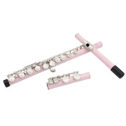 SLADE-rosa C Tom Flauta com E Key, instrumento profissional de sopro, chave fechada, Cupronickel flauta tubo, kit iniciante, 16 buracos - Image 2