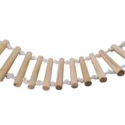 papagaio balanço natural pássaro brinquedo corda ponte suporte poleiro gaiola acessórios para hamsters - Image 2