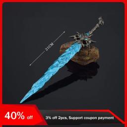 Naraka Blade Cosplay Armas para Meninos, Modelo de Armas, Faca Toy, Espírito de Gelo, Jogo de Metal, Periféricos, Brinquedos para Meninos, 22cm - Image 1