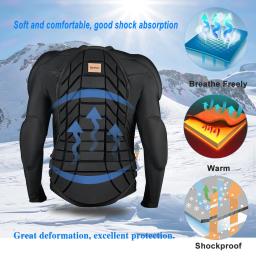 BenKen-Camisas Esportivas Anti-Colisão, EVA Pad, Equipamento de Proteção para Esportes ao Ar Livre, Calças, Guarda Quadril, Proteção de Ciclismo - Image 3