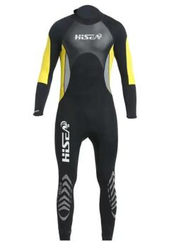 Wetsuit para homens hisea 3mm superior sup neoprene wetsuit mergulho terno para água fria snorkeling surf caiaque inverno uma peça quente wetsuit resistente ao frio maiô para calças de mergulho terno de mergulho - Image 1
