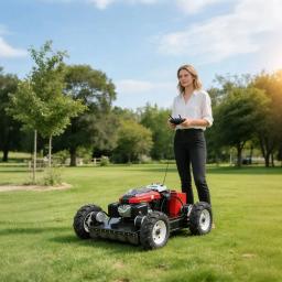 Cortador de Grama Robô Comercial Simples com Controle Remoto, Pequeno e de Última Geração, para Gramado e Agricultura - Preço Promocional - Image 6