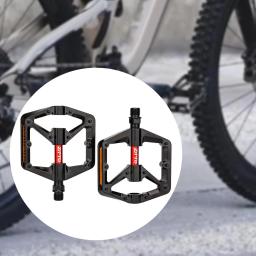 Pedais de plataforma plana para mountain bike, pedais planos para bicicleta de estrada, peças sobressalentes, peças montadas - Image 4