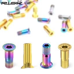 Risco 2 peças m5 * 14.2mm desviador traseiro de bicicleta jockey parafusos de roda parafusos de titânio mtb polia de estrada guia roda parafusos fixos acessórios - Image 3