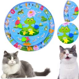 Tapete de água inflável para Pet, Play Mat, Playmats, PVC, Ocean Fish, Tema Rastejando, Brinquedo Sensorial, Brinquedo Interativo para Gato e Cachorro - Image 3