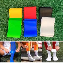 Caneleira de futebol para adultos e crianças, almofadas de silicone, guarda tornozelo prático, futebol, corrida, treinamento, esportes, 1 par - Image 1