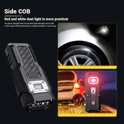 Poderosa lanterna recarregável USB, lanterna de acampamento multifuncional, poderoso magnetismo da cauda, super brilhante, tocha impermeável, banco de potência - Image 3