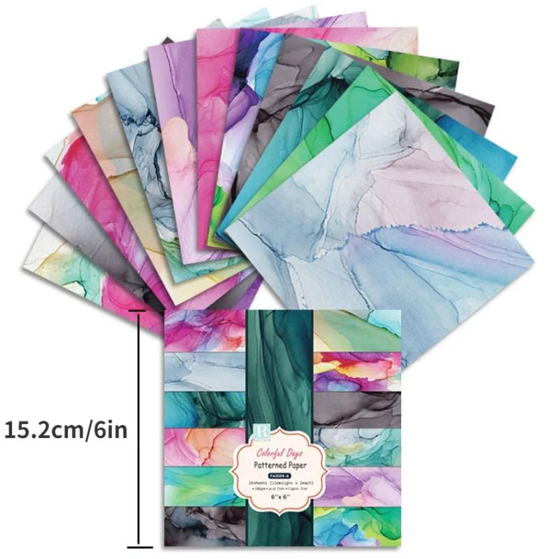 Origami Colorido Artesanato Almofadas De Papel, Corte Morre, Arte De Fundo, Scrapbooking, Fabricação De Cartão, 24 Folhas - Image 1