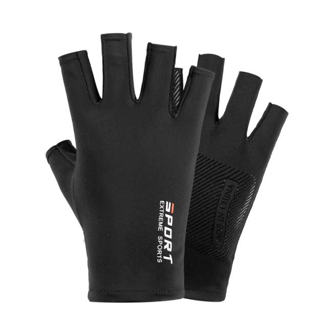 Luvas de Pesca para Atividades Exteriores com Toque Touchscreen e Proteção UV – Respiráveis e Antideslizantes, Ideais para Motociclismo e Uso em Gelo, 1 Par