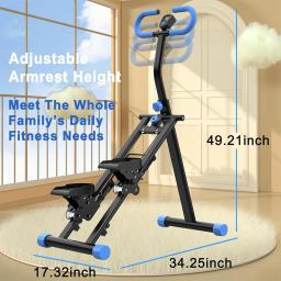 Nova versão dobrável compacta máquina alpinadora vertical para exercícios de ginástica em casa, novo cardio stepper escada stepper treino de corpo inteiro - Image 6