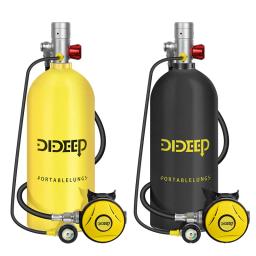 Dideep Equipamento de Mergulho e Snorkeling, Peixe Respirador, Kit de Cilindro de Oxigênio, Amarelo Padrão, 3L, X6000 - Image 2