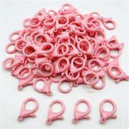 Colorido plástico lagosta fecho ganchos para fazer jóias, chaveiro final conectores, DIY pulseira acessórios em cadeia, 18x26mm, 10pcs - Image 3