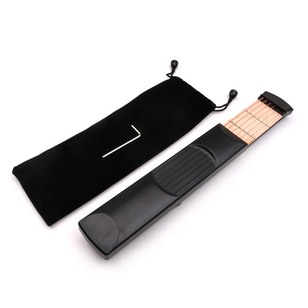 YOUZI-portátil Pocket Guitar para iniciantes, guitarra acústica, 6 Fret, Chord Practice Tool, Fingerering Training - Image 1