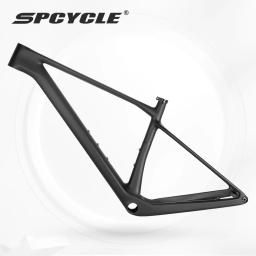Spcycle 2025 novo quadro de bicicleta de montanha de carbono t1000 udh cabide 12x148mm impulso roteamento interno completo 29er mtb quadro de carbono - Image 3