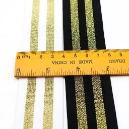 Faixa listrada elástica para decoração de vestuário, suprimentos de costura, 1m, 2m, 3m, 5m, 10m, 20m, 40mm - Image 6