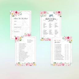 Kit De Cartões De Jogo De Noiva, Chuveiro De Noiva Divertido E Interativo, Festa De Aniversário De Noivado De Casamento, 20Pcs - Image 6