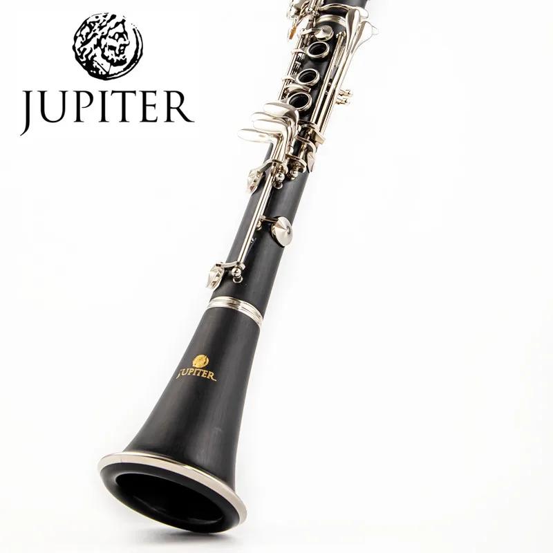 JUPITER-Clarinete profissional com caso, B-Flat Tune, instrumentos de sopro, tubo preto, alta qualidade, acessórios, novo, JCL-700NQ - Image 1